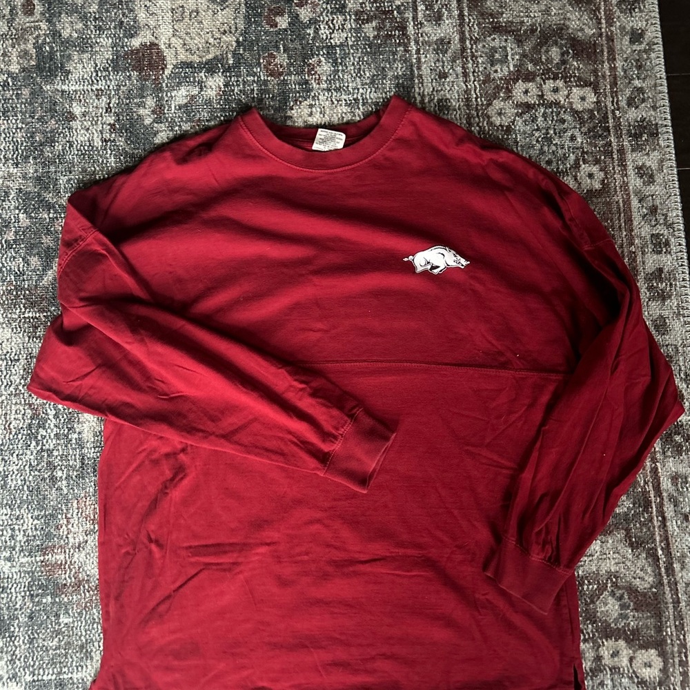 Pressbox Crimson Long Sleeve Tee